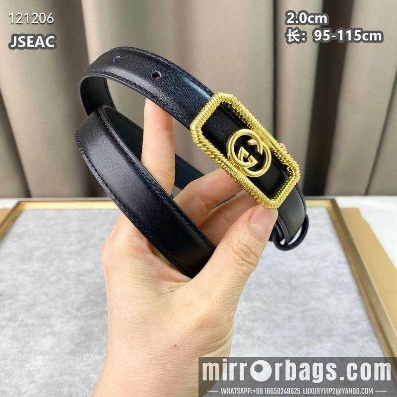 Replica Gucci belt 20mmX95-115cm 8L15