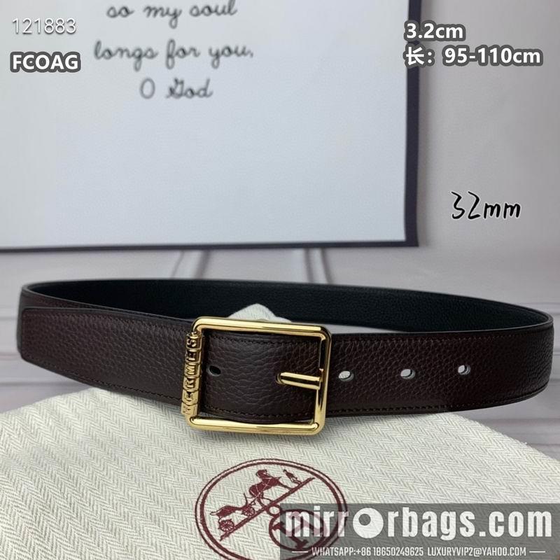 Replica Hermes belt 32mmX95-110cm 8L26