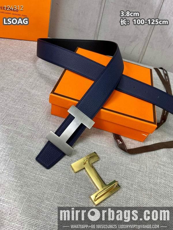 Replica Hermes belt 38mmX100-125cm 8L04