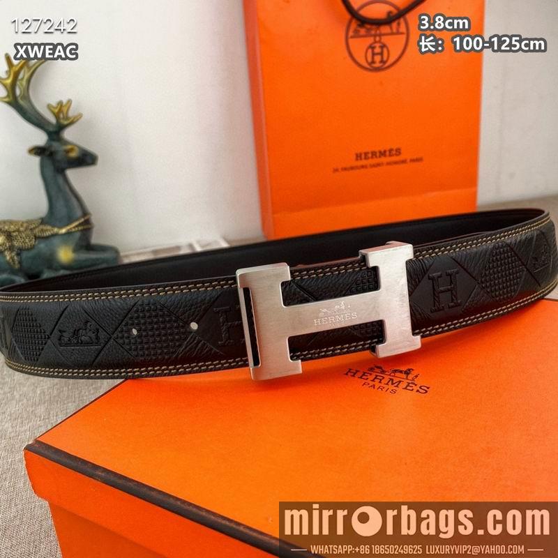 Replica Hermes belt 38mmX100-125cm 8L49