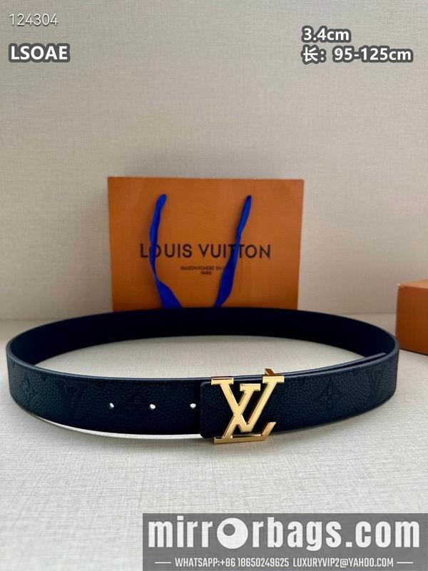Replica LV belt 34mmX95-125cm 8L22