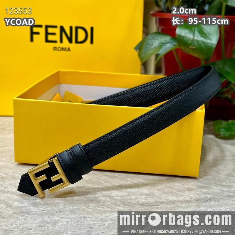 Replica Fendi belt 20mmX95-115cm 8L16