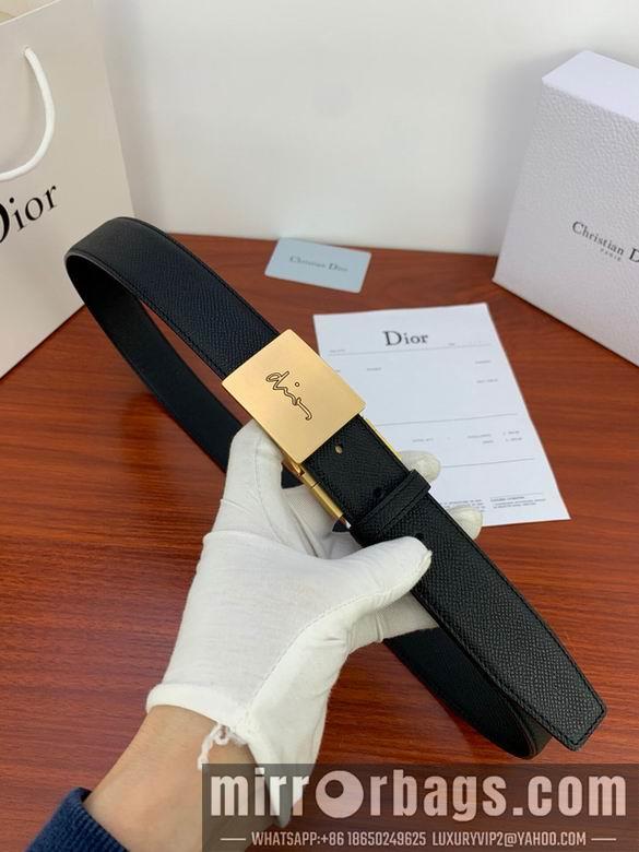 Replica Dior Belt 34mmX95-125cm 7D20