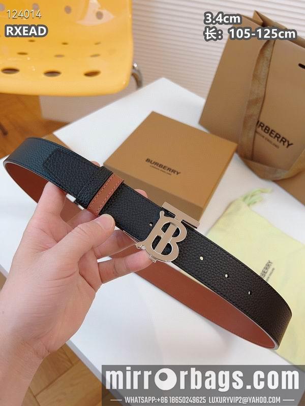 Replica Burberry belt 34mmX105-125cm 8L07