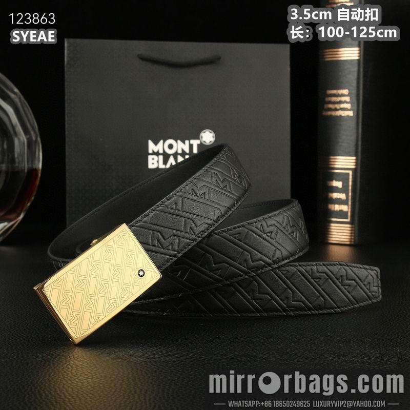 Replica Montlanc belt 35mmX100-125cm 8L47