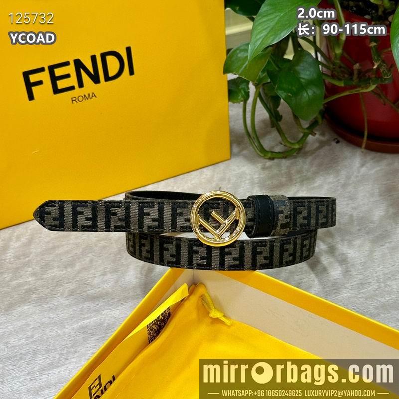 Replica Fendi belt 20mmX90-115cm 8L18