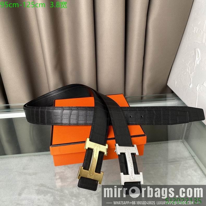 Replica Hermes Belt 38mmX95-125cm 7D101