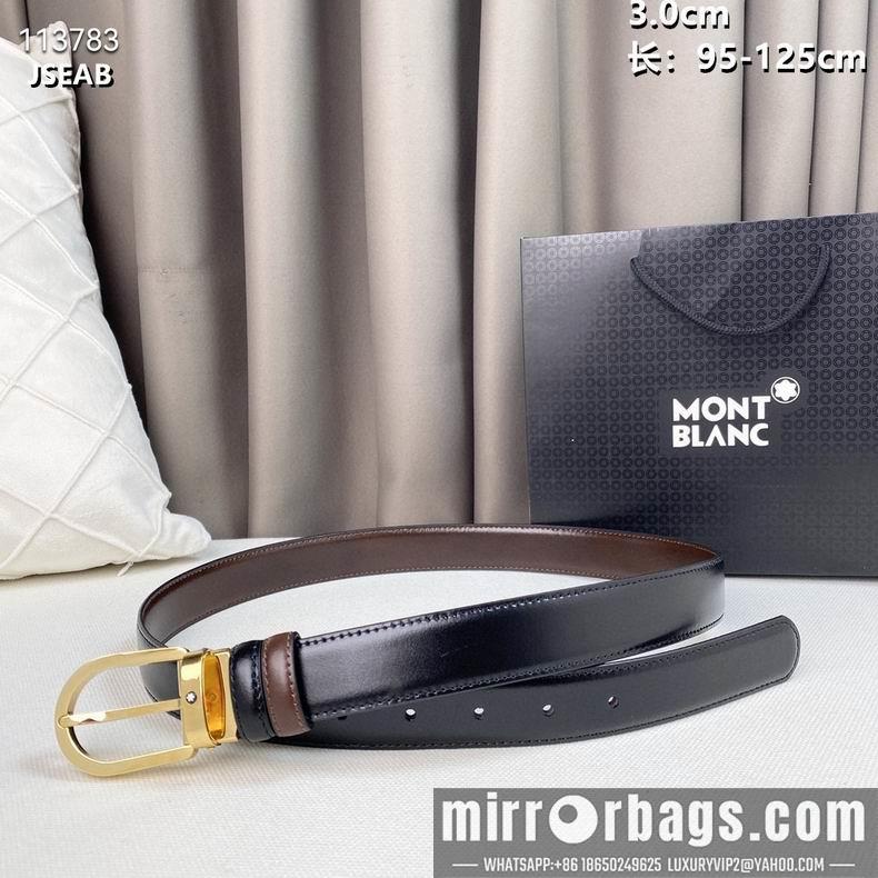 Replica Montblanc belt 30mmX95-125cm 8L03
