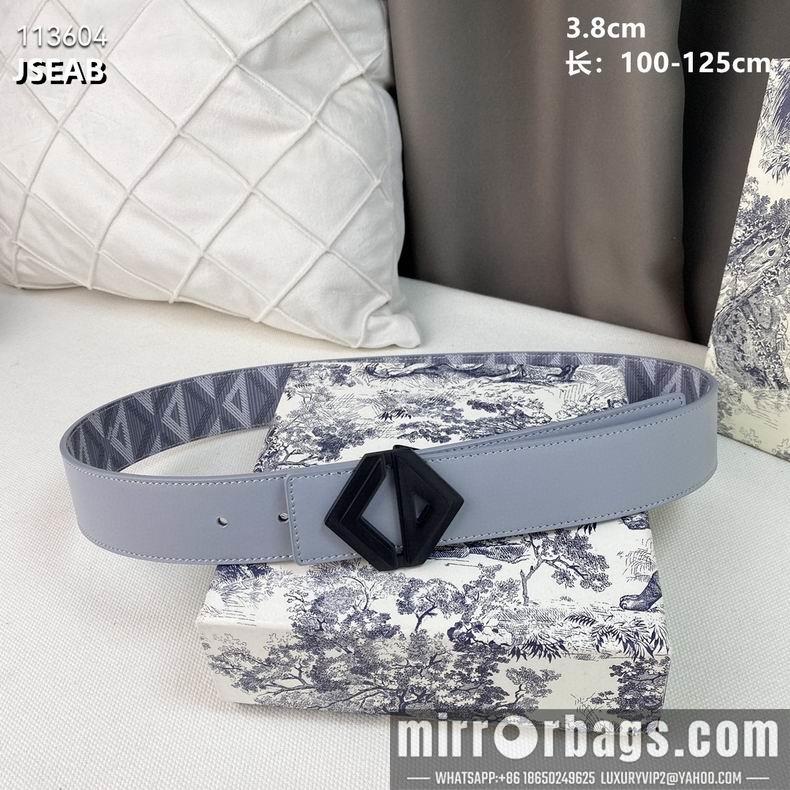 Replica Dior belt 38mmX100-125cm 8L02