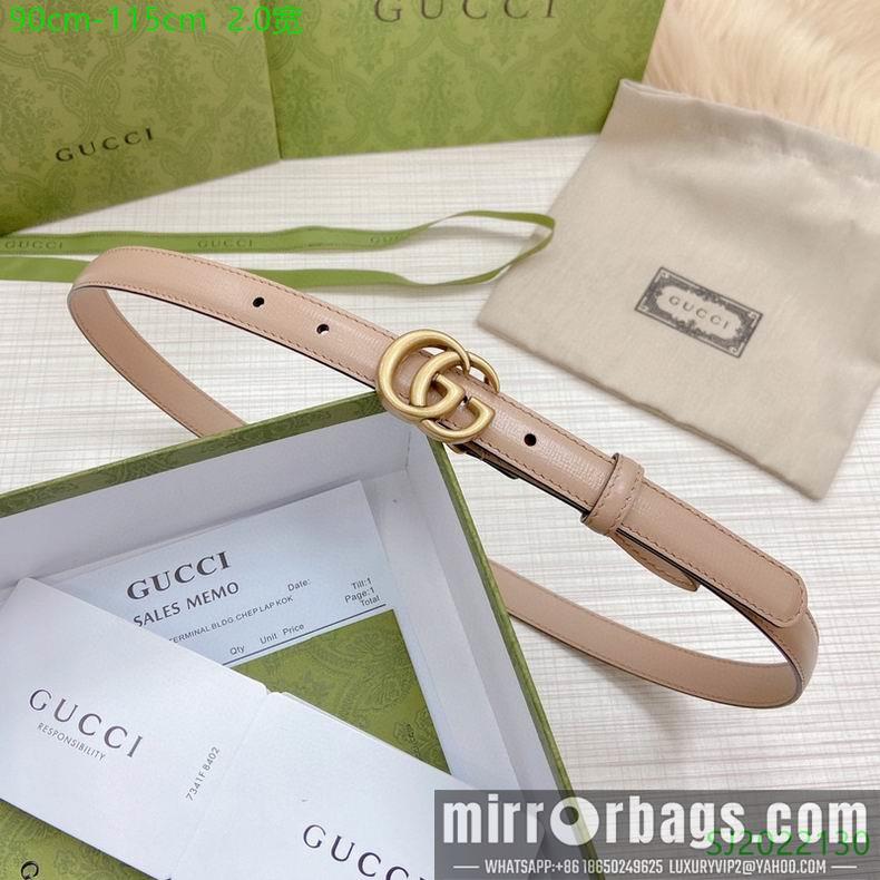 Replica Gucci Belt 20mmX90-115cm 7D06