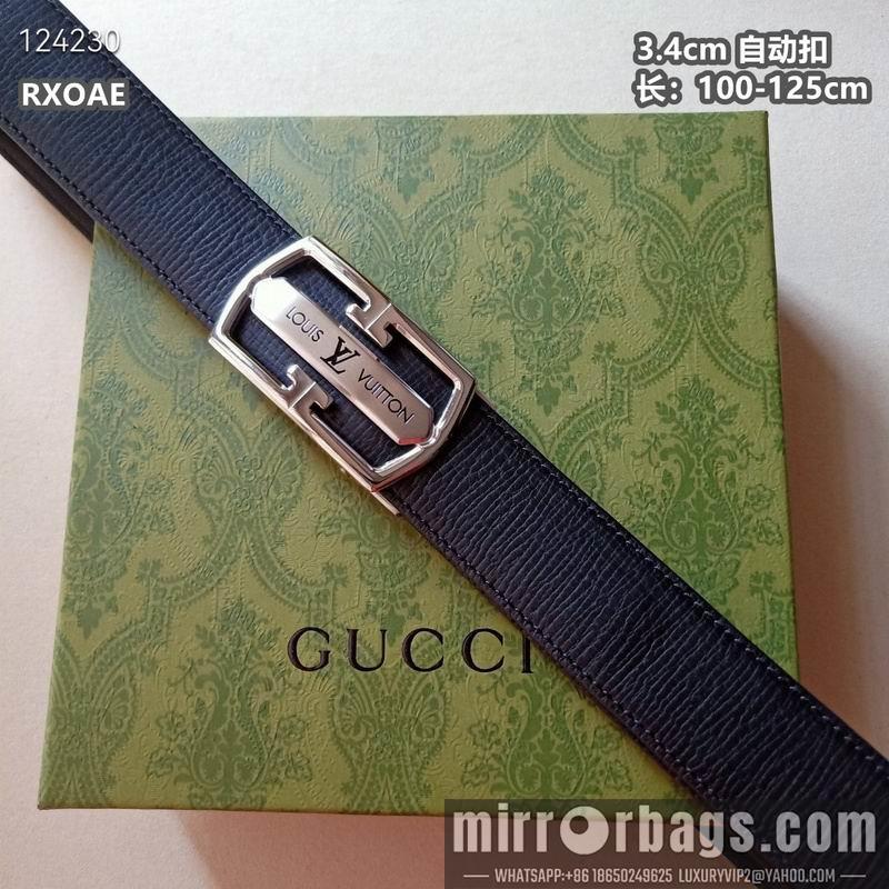 Replica LV belt 34mmX100-125cm 8L31