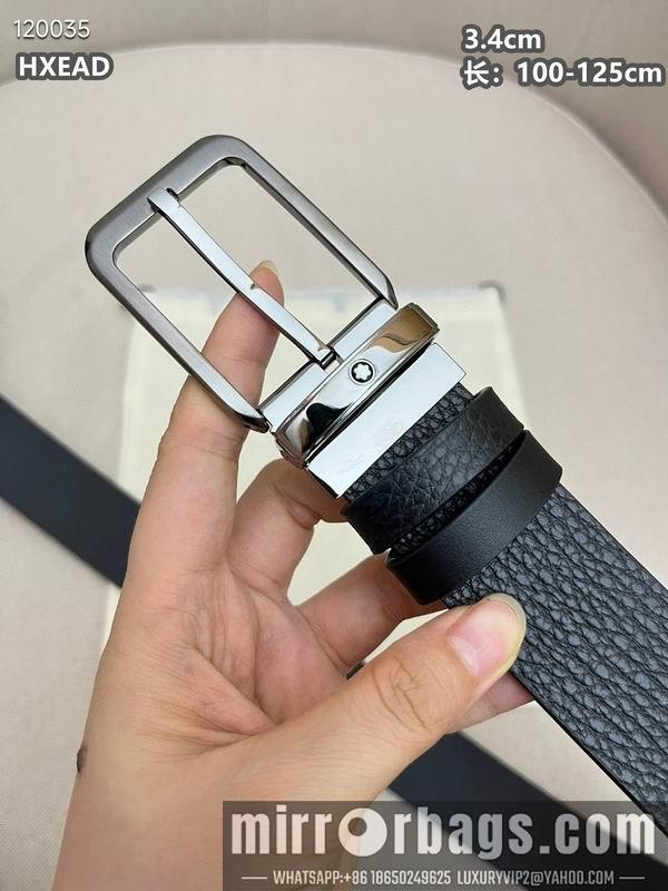 Replica Montblanc belt 34mmX100-125cm 8L03