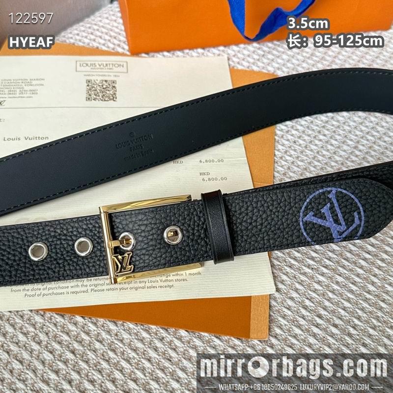 Replica LV belt 35mmX95-125cm 8L35