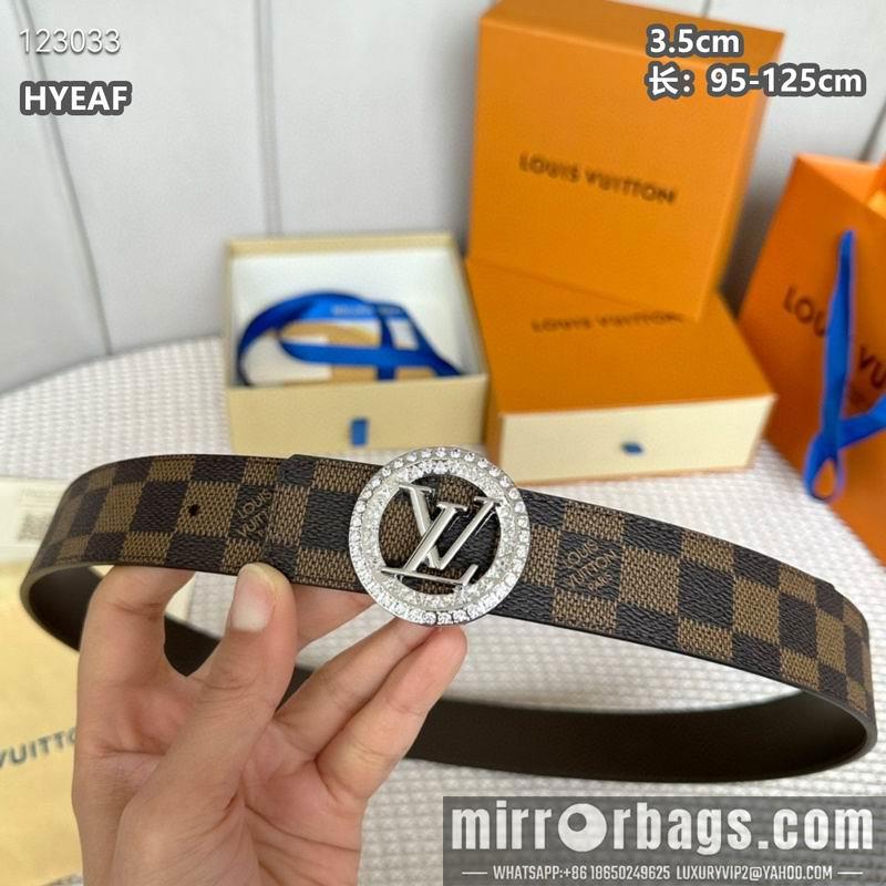 Replica LV belt 35mmX95-125cm 8L18
