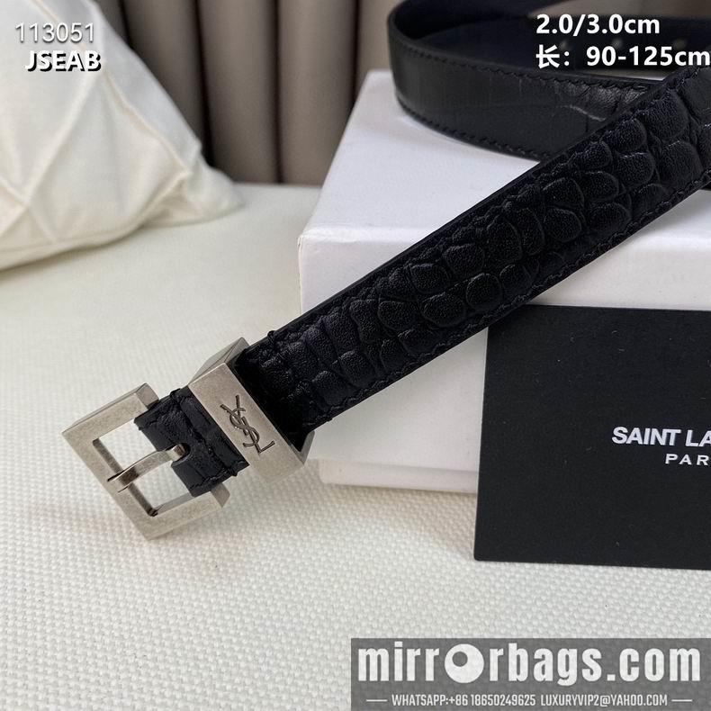 Replica YSL belt 20 30mmX90-125cm 8L02