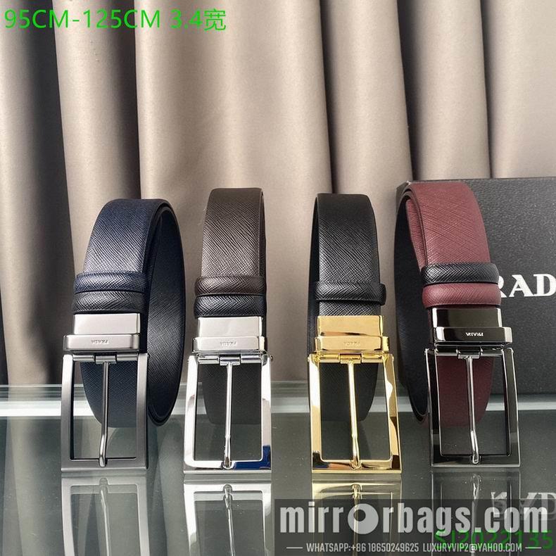 Replica Prada Belt 34mmX95-125cm 7D01