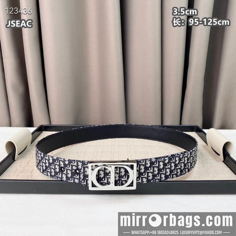 Replica Dior belt 35mmX95-125cm 8L25