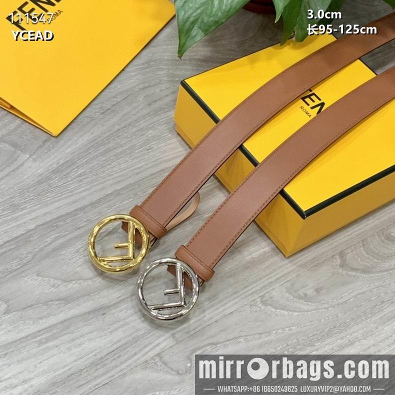 Replica Fendi Belt 30mmX95-125cm 8L10