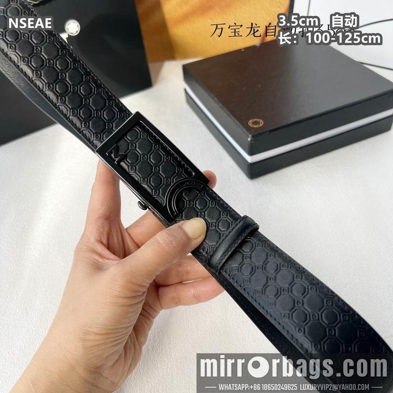 Replica Montlanc belt 35mmX100-125cm 8L69