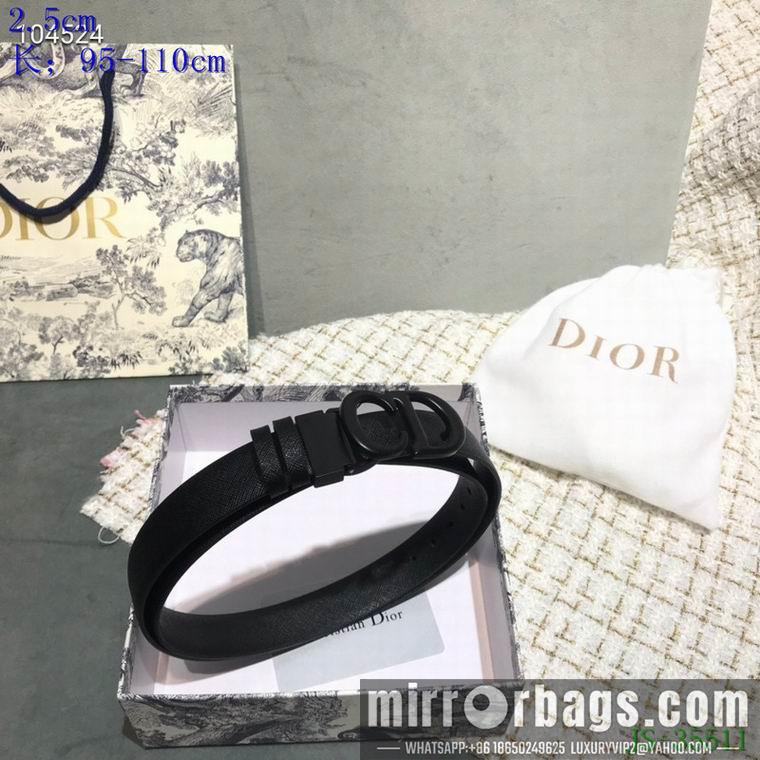 Replica Dior Belt 25mmX95-110cm 8L01