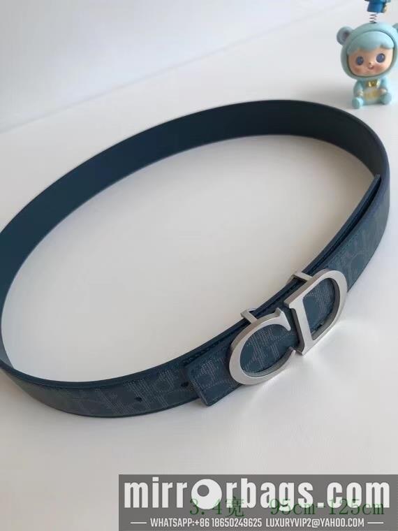 Replica Dior Belt 34mmX95-125cm 7D02