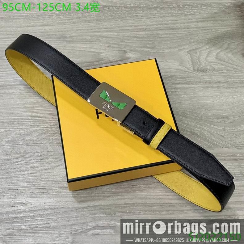Replica Fendi Belt 34mmX95-125cm 7D02