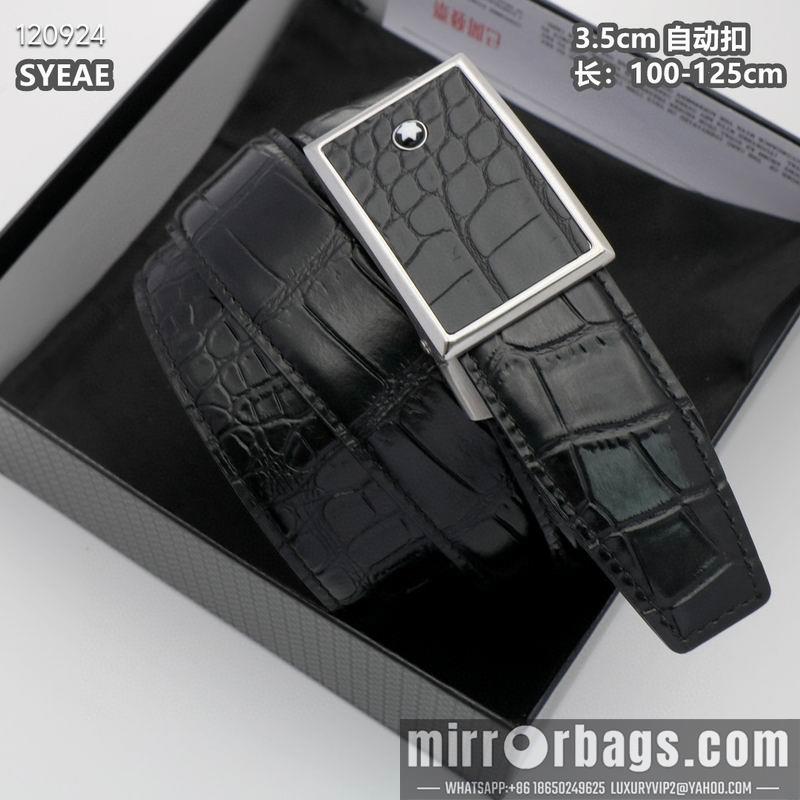 Replica Montblanc belt 自动扣 35mmX100-125cm 8L072011