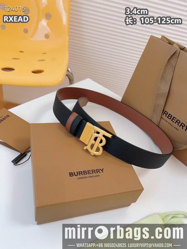 Replica Burberry belt 34mmX105-125cm 8L07
