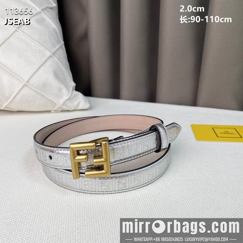 Replica Fendi Belt 20mmX90-110cm 8L08