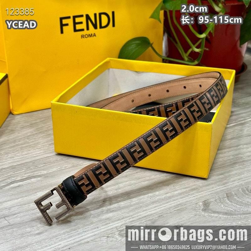 Replica Fendi belt 20mmX95-115cm 8L14