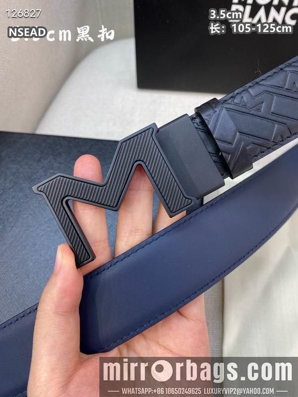 Replica Montlanc belt 35mmX105-125cm 8L60