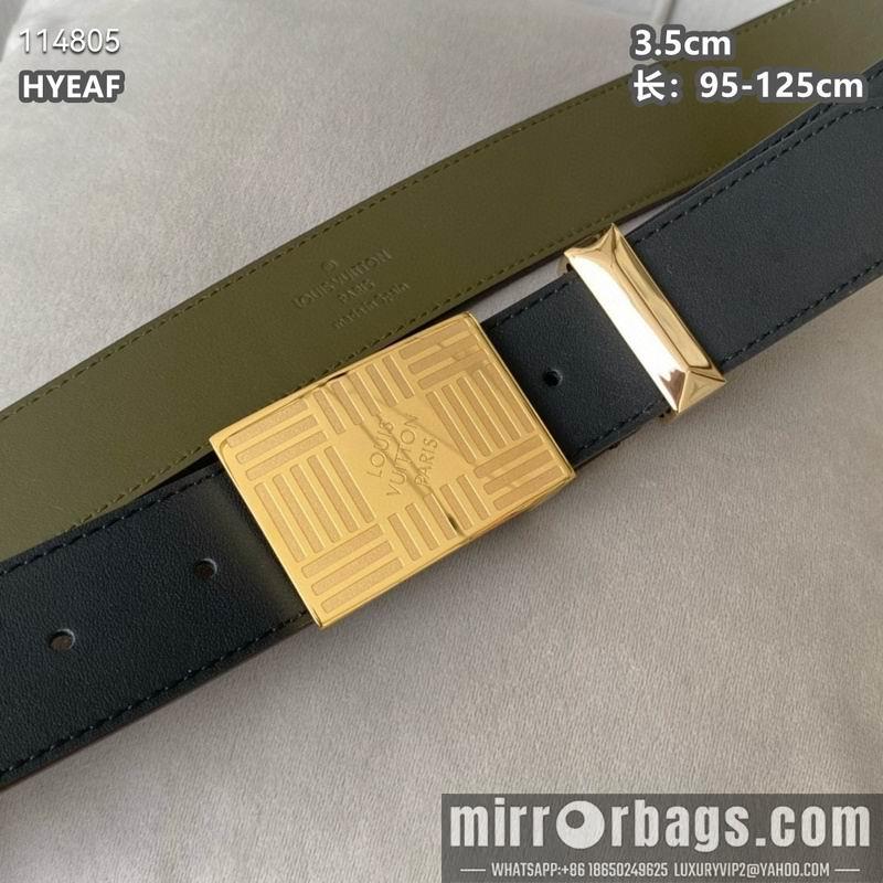 Replica LV belt 35mmX95-125cm 8L19