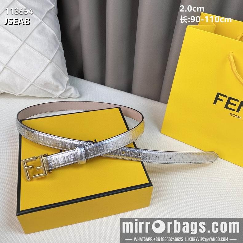 Replica Fendi Belt 20mmX90-110cm 8L08