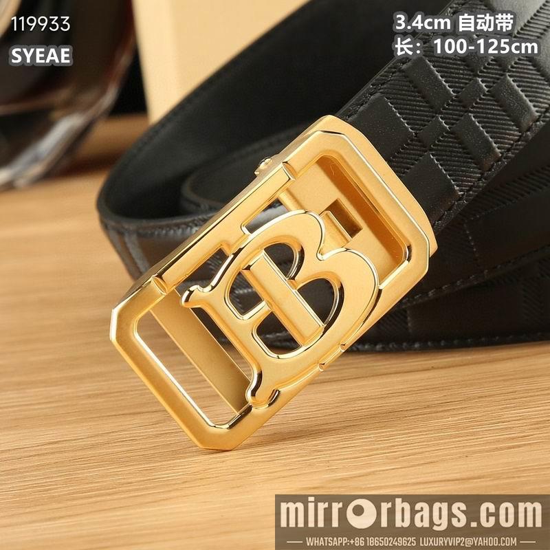 Replica Burberry belt 34mmX100-125cm 8L05