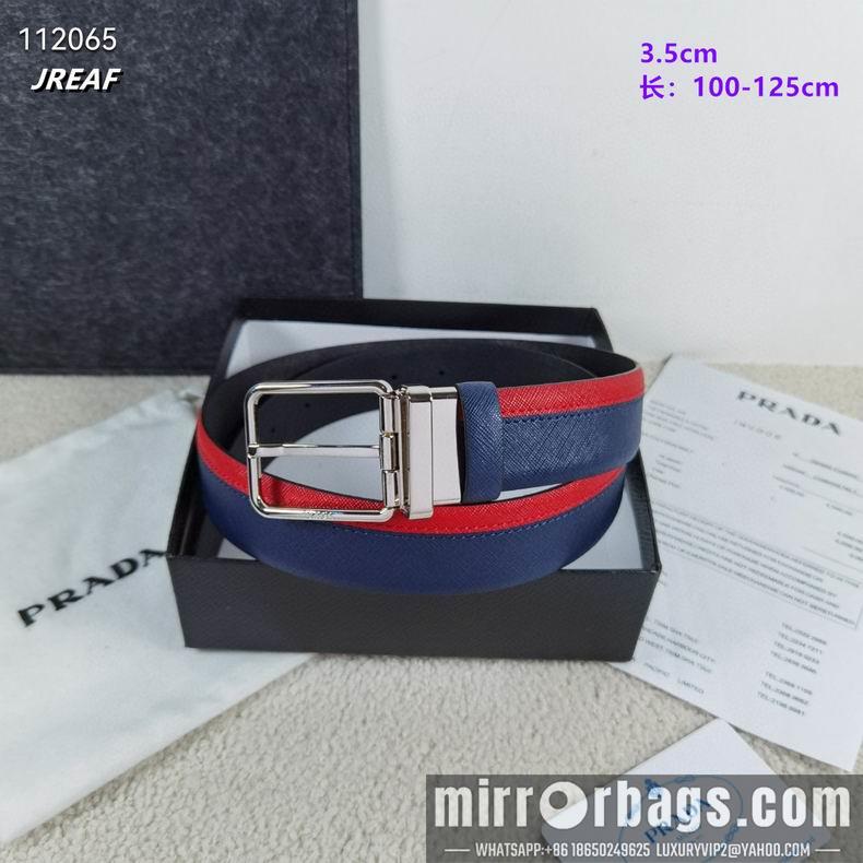 Replica Prada belt 35mmX100-125cm 8L05