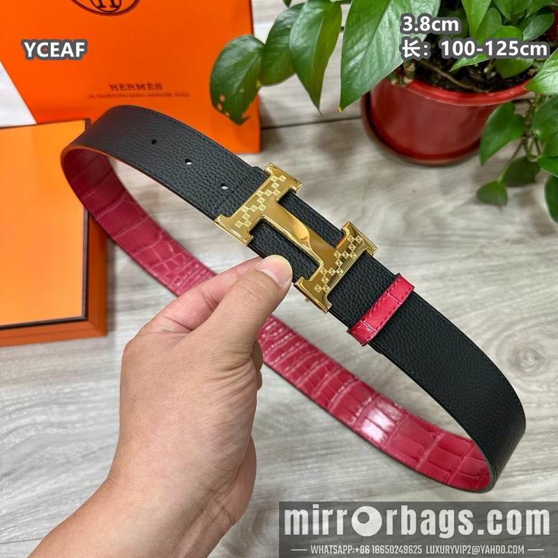 Replica Hermes belt 38mmX100-125cm 8L60