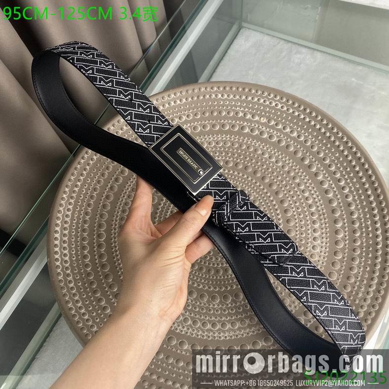 Replica Montblanc Belt 34mmX95-125CM 7D34