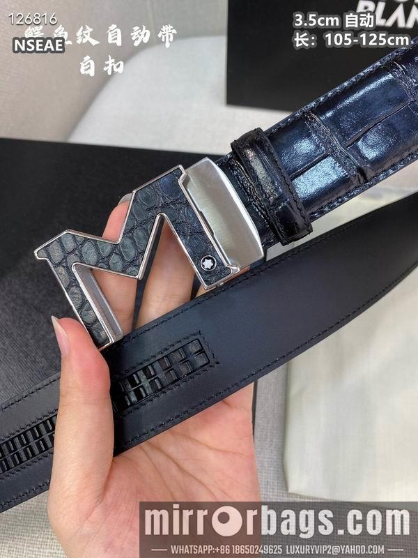 Replica Montlanc belt 35mmX105-125cm 8L62
