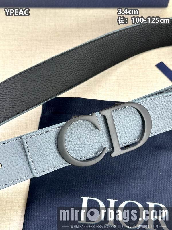 Replica Dior belt 34mmX100-125cm 8L07