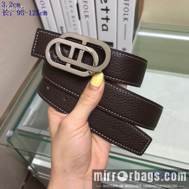 Replica Hermes Belt 32mmX95-125cm 8L04