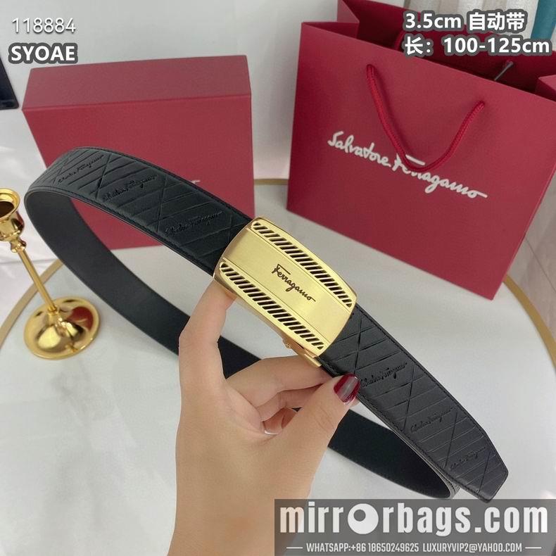 Replica Ferragamo belt自动带 35mmX100-125cm 8L12