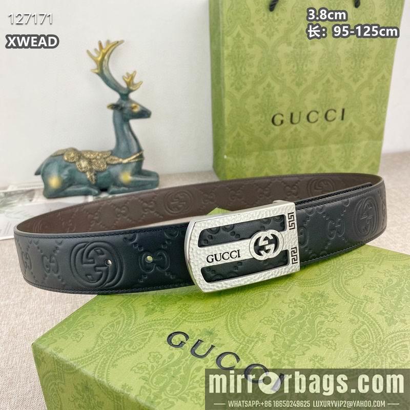 Replica Gucci belt 38mmX95-125cm 8L45
