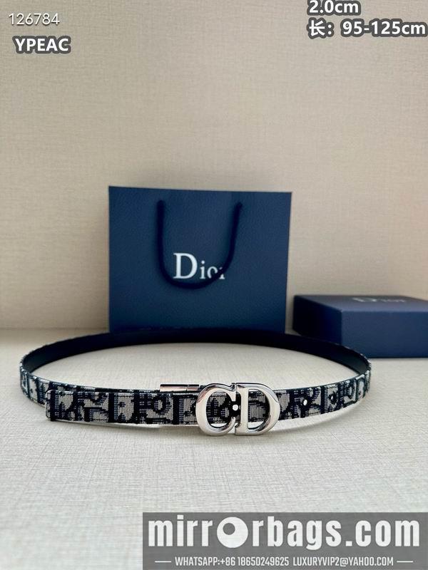 Replica Dior belt 20mmX95-125cm 8L22