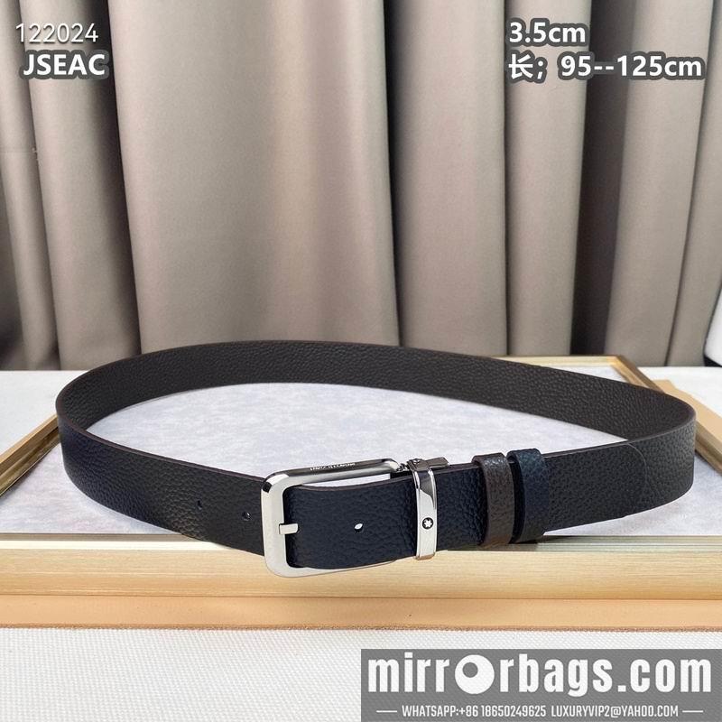 Replica Montblanc belt 35mmX95-125cm 8L06