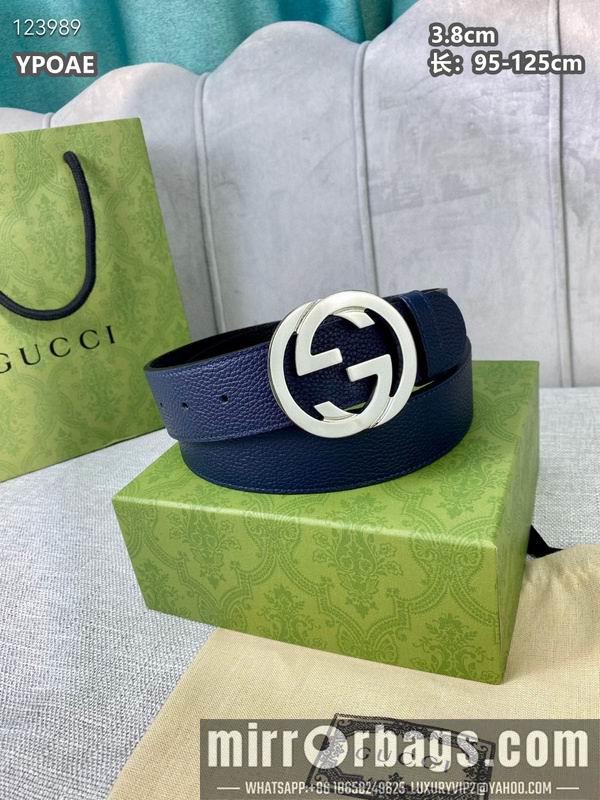 Replica Gucci belt 38mmX95-125cm 8L10