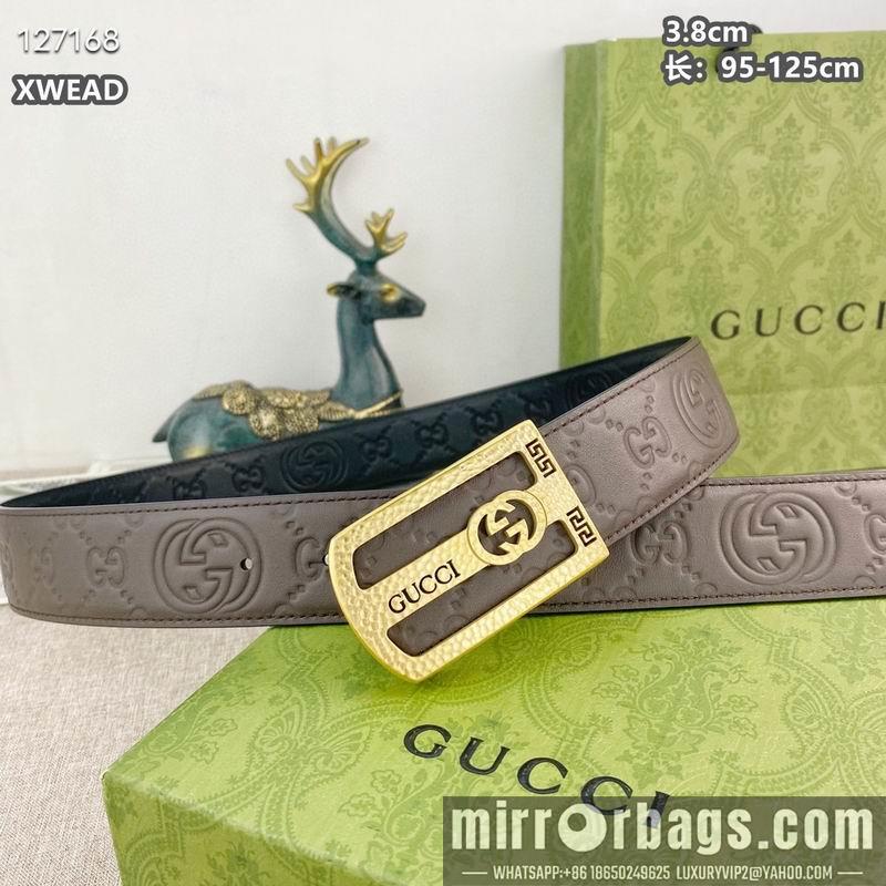 Replica Gucci belt 38mmX95-125cm 8L45