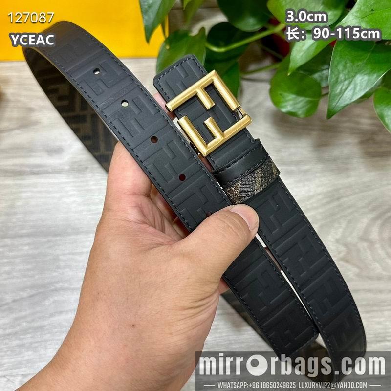 Replica Fendi belt 30mmX90-115cm 8L24