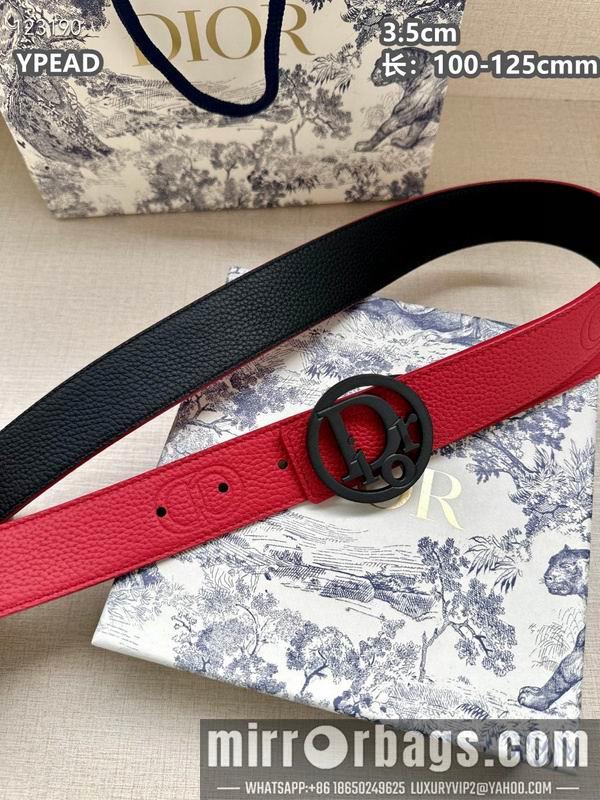 Replica Dior belt 35mmX100-125cm 8L31