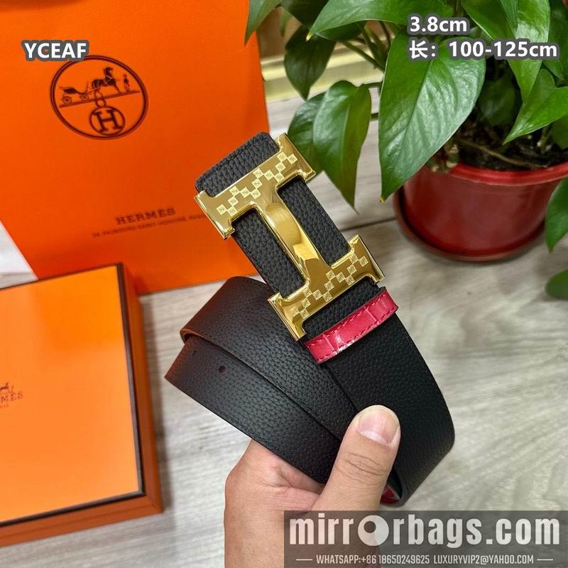 Replica Hermes belt 38mmX100-125cm 8L60