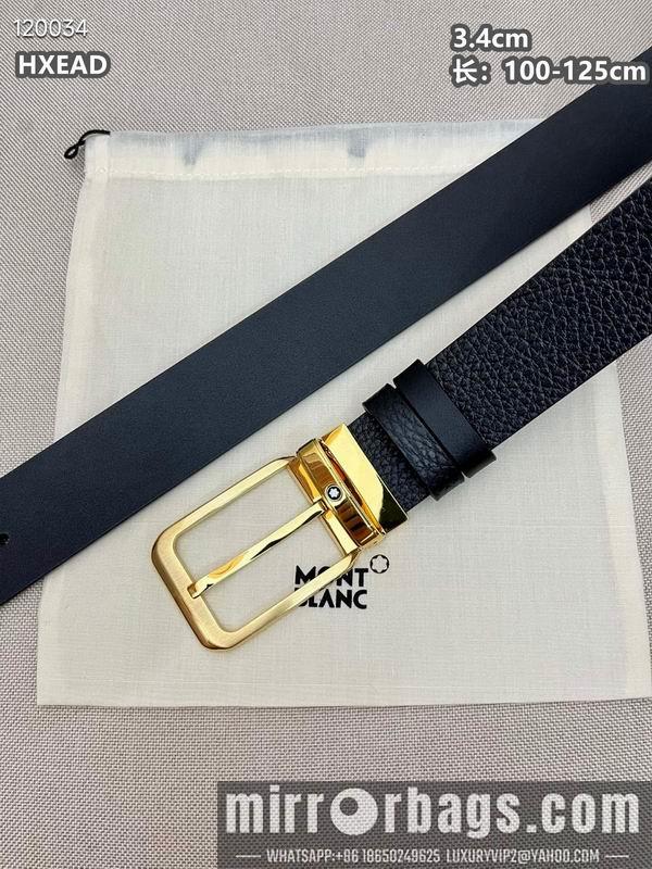 Replica Montblanc belt 34mmX100-125cm 8L03